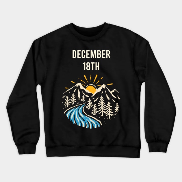 Landscape December 18th 18 Crewneck Sweatshirt by blakelan128